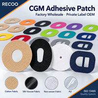 Patch adhésif RECOO CGM, vente en gros d'usine, couvre-capteur personnalisé, imperméable, respirant, marque privée, fabricant OEM