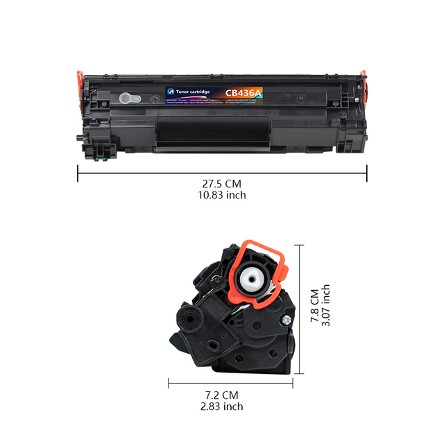 CB436A Compatible H P Toner Cartridge for Laser Printers P1504/P1505/P1503 Full 1 Gram Zhuhai Factory