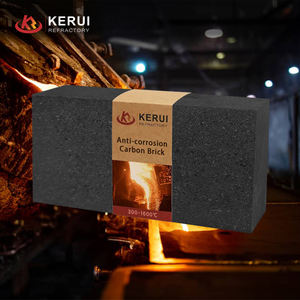 KERUI brique de carbone haute pureté brique <span class=keywords><strong>graphite</strong></span> résistant à l'acide briques de carbone réfractaires anticorrosives pour four de fusion - Product Image 1
