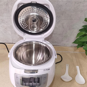 <span class=keywords><strong>Olla</strong></span> Arrocera Eléctrica de 700W con Temporizador LCD Programable 24H, <span class=keywords><strong>Olla</strong></span> Interior Sin Recubrimiento de 4L/5L, Ollas Arroceras Bajas <span class=keywords><strong>en</strong></span> Azúcar con Calentamiento Inteligente 3D - Product Image 4