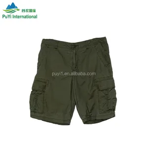 brand used adult cargo short pants pockets jogging blank track used clothing wholesale japan used clothes