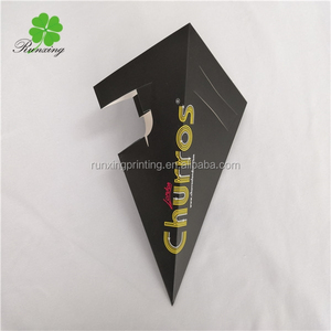 Portaconos de Papel Impresos Personalizados para Churros, con Relieve y Recubrimiento UV, para Chicle, Papas Fritas y Alimentos para Bebés - Product Image 4