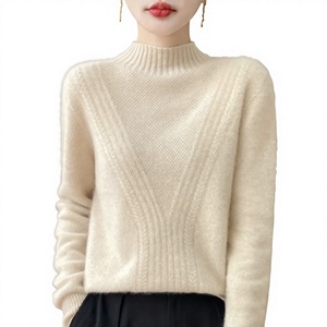 Pulls en tricot doux en gros, pulls chauds d'hiver pour hommes et femmes, fabricant de vêtements en tricot sur mesure - Product Image 3
