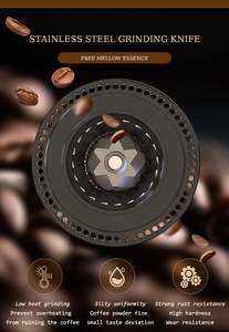 เครื่องชงกาแฟเอสเพรสโซ่อัตโนมัติเต็มรูปแบบแบบกดปุ่มเดียวพร้อมระบบบดเมล็ดกาแฟในตัว - Product Image 4