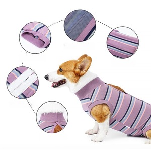 Traje de recuperación posoperatorio <span class=keywords><strong>para</strong></span> perras al por mayor, ropa fisiológica con bolsillo interno de malla <span class=keywords><strong>para</strong></span> compresa absorbente, <span class=keywords><strong>chaleco</strong></span> quirúrgico - Product Image 3