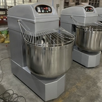 Machine à pétrir le pain industriel, 130 litres, mélangeur de pâte Commercial, 50KG, mélangeur de farine, Pizza, Spar, mélangeur de pâte