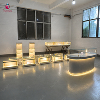 Meubles de vitrine pour bijouterie moderne Sundo, vitrine en verre avec éclairage LED pour boutique, magasin et centre commercial