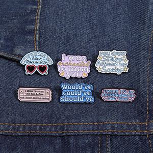 5 gaya kreatif Eropa dan Amerika penyanyi bros Pin Musik Album lencana logam lembut Enamel kerah Pin untuk penggemar hadiah - Product Image 2