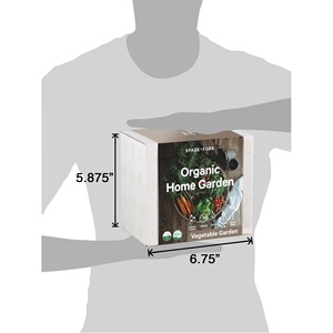 5 tipos orgánicos para interiores/exteriores, kit de inicio para jardín, macetas para cultivar verduras para uso doméstico, flores artificiales - Product Image 6