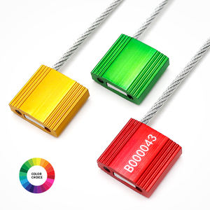 Scellé de sécurité mécanique en métal AH-CS001 3,5 mm certifié ISO à serrage progressif pour la logistique et l'emballage de remorques - Product Image 2