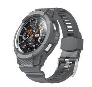 Montre classique boîtier TPU tout-en-un <span class=keywords><strong>46mm</strong></span> bracelet boucle argent bracelet de montre et couverture de montre pour Samsung <span class=keywords><strong>Galaxy</strong></span> <span class=keywords><strong>Watch4</strong></span> - Product Image 2
