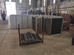 Refroidisseur d'air à tubes à ailettes en acier inoxydable de 10 kW, conçu à partir de la conception originale |   Échangeur de chaleur personnalisé pour les exploitations agricoles et l'élevage - Product Image 6