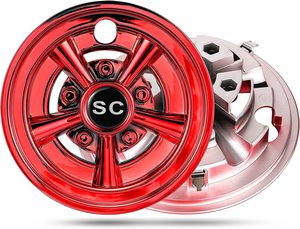 Aspect élégant chromé 8 pouces <span class=keywords><strong>4</strong></span> ensembles, capuchon universel <span class=keywords><strong>de</strong></span> moyeu <span class=keywords><strong>de</strong></span> <span class=keywords><strong>roue</strong></span> centrale <span class=keywords><strong>de</strong></span> voiturette <span class=keywords><strong>de</strong></span> <span class=keywords><strong>Golf</strong></span> pour EZGO Yamaha 8 pouces Club Car - Product Image 3