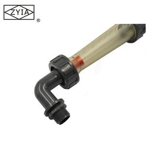 Thép không gỉ bền Ống <span class=keywords><strong>Flow</strong></span> Meter với tùy chỉnh OEM hỗ trợ các biện pháp hóa chất lỏng nước với vít chủ đề thiết kế - Product Image 3