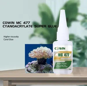 Cola para aquário cola coral cola instantânea para tanque de peixes CA adesivo direto da fábrica na China