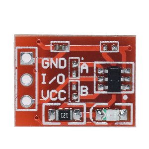 Module de bouton tactile <span class=keywords><strong>Ttp223</strong></span>, autobloquant, à impulsions, capacitif, à un seul canal, interrupteur à clé - Product Image 2