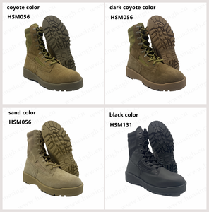 <span class=keywords><strong>WYX</strong></span>, bottes tactiques anti-smash avec membrane imperméable bottes de combat à semelle extérieure en caoutchouc double couleur antidérapantes durables HSM056 - Product Image 5
