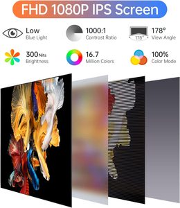 หน้าจอ 15.6 นิ้ว FHD 1080P ความละเอียด 2K จอ LCD สำหรับเล่นเกม พอร์ต Type C ใช้ได้กับ PC โทรศัพท์ Switch PS5 OEM จอพกพาสำหรับแล็ปท็อป จอพกพา 1 - Product Image 3