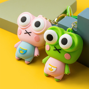 Chất Lượng Cao Bán Buôn Cá Nhân Tùy Chỉnh <span class=keywords><strong>Silicone</strong></span> Cao Su Keyring Phim Hoạt Hình 3D Mềm PVC Búp Bê <span class=keywords><strong>Keychain</strong></span> Cho Khuyến Mãi - Product Image 1