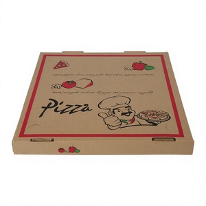 Boîte à pizza en carton ondulé avec logo personnalisé, emballage alimentaire en carton perforé, boîte de livraison à emporter - Product Image 4