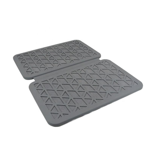 Alfombrilla absorbente plegable de diatomeas para secado rápido de cocina, soporte grande para esponjas y estante para fregadero - Product Image 5