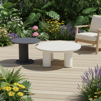Table basse en bois décorative en promotion pour la maison, le bureau ou la salle à manger – Design simple, table basse ronde en bois, table basse moderne en bois