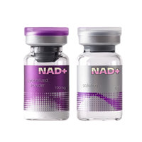 Poudre de NAD+ de qualité cosmétique avec peptides anti-âge, booster cutané NAD+, 100 mg, ampoules de poudre lyophilisée PDRN et peptides NAD+