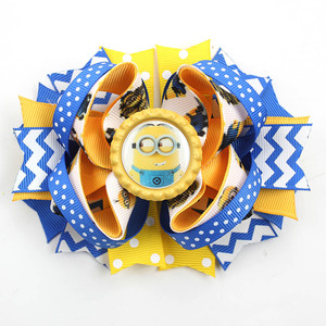 Horquillas para el Cabello de Niñas Estilo Europeo-Americano, Lazos para el Cabello con Ojos Grandes Amarillos y Azules, Lindos para Fiestas Infantiles - Product Image 3