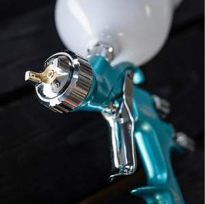 Original para pistola pulverizadora <span class=keywords><strong>Auarita</strong></span> con boquilla LVMP para azul 600ml neumático de alimentación por gravedad para pintura de automóviles - Product Image 5