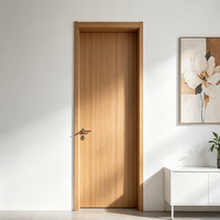 Porte de chambre minimaliste en olivier royal stylisée, porte intérieure insonorisée sur mesure en bois massif, porte d'entrée extérieure pour maison