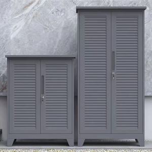 Outdoor <b>Storage</b> <b>Cabinet</b> Steel Rectangle Multifunctional <b>Tools</b> <b>Cabinet</b> For Garden Workshop Balcony Camping Equipment - Product Image 2