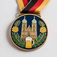 Médaille de l'Oktoberfest de Munich en édition limitée, design personnalisé, souvenir de festival allemand de haute qualité, médaille en métal en vrac