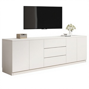 <span class=keywords><strong>Meuble</strong></span> TV mural moderne en bois, <span class=keywords><strong>meuble</strong></span> TV réglable en MDF pour salle à manger et usage domestique, design moderne et léger, mobilier <span class=keywords><strong>de</strong></span> salon - Product Image 2