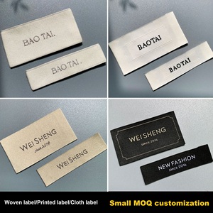 Etichette Tessute Personalizzate per <span class=keywords><strong>Abbigliamento</strong></span>, Etichette per Colletti e Tag, Marchi Tessuti ad Alta Densità, Marchi Personalizzati per <span class=keywords><strong>Abbigliamento</strong></span> Uomo e Donna - Product Image 3