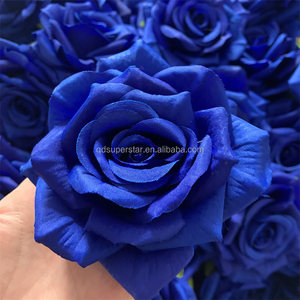Cabezas <span class=keywords><strong>de</strong></span> Rosa Azul a Precios Bajos <span class=keywords><strong>de</strong></span> Fábrica B-837, Arreglos Florales para Bodas, Flores Artificiales, Cabezas <span class=keywords><strong>de</strong></span> Rosa <span class=keywords><strong>de</strong></span> Seda Grandes al por Mayor - Product Image 5