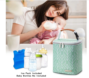 <span class=keywords><strong>Mochila</strong></span> térmica para biberones Oxford, fabricada en fábrica, con capacidad para 7 biberones, 8L, cierre de cremallera, para viajes y guardería. - Product Image 4