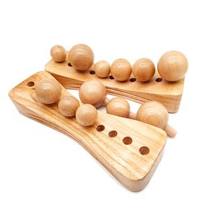 Outils <span class=keywords><strong>de</strong></span> Massage <span class=keywords><strong>de</strong></span> thérapie au bois, <span class=keywords><strong>Kit</strong></span> <span class=keywords><strong>de</strong></span> Massage <span class=keywords><strong>de</strong></span> Drainage lymphatique pour le Massage Gua Sha, Anti Cellulite, sculptant le corps, se débarrasse des cellules - Product Image 3