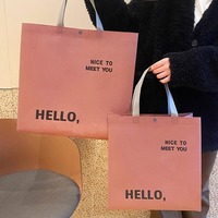 Herbruikbare opvouwbare cadeautasjes, mini en medium, van non-woven stof, bulkverpakking met handvatten, voor Pasen, Valentijnsdag en kinderen.