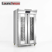 Armoire de Fermentation Commerciale Automatique à Pulvérisation pour Pâte à Pain, Armoire de Fermentation Intelligente 16/18 Plateaux avec Humidificateur