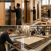 Ascensore Accessibile per Disabili 1000kg 1.0m/s 4 Piani con Pulsante Braille per Edifici Pubblici