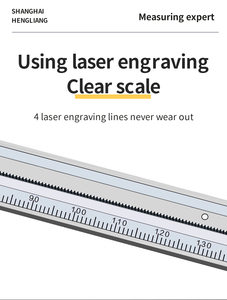 Hengliang Hoge Precisie Roestvrijstalen Vernier Remklauw Enkele Of Dubbele Haak Diepte Schuifmaat Horloge - Product Image 4
