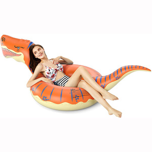 <b>Inflatable</b> Dinosaur Swimming Ring Adult Floating Pool Toy Novelty Shape Unisex Outdoor Water Play <b>Float</b> - Product Image 5
