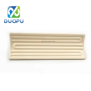 DUOPU custom Arc type 245x80 650w infrared ceramic heater plate heating element for sauna ceramic