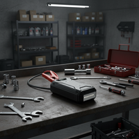 Démarreur d'urgence pour voiture et moto Wolf Highway 1000A, batterie externe multifonctionnelle portable avec écran numérique