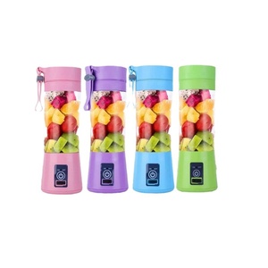 <span class=keywords><strong>Blender</strong></span> Buah Mini Portable 6 Mata Pisau Stainless Steel, USB Rechargeable, Kecepatan Tinggi, Siap Kirim Grosir - Product Image 5