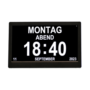 Đồng hồ báo thức ngày mới nhất cho phòng ngủ khung kỹ thuật số người cao tuổi lịch kỹ thuật số ngày đồng hồ Trạm thời tiết - Product Image 4