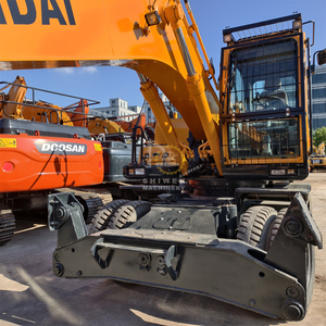 Excavadora de ruedas usada reacondicionada HYUNDAI 210W-9 con enganche rápido para movimiento de tierras, HYUNDAI 210W-9 210W-7 en la fábrica SHIWEN - Product Image 5