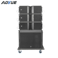KA208 Altavoces Line Array Activos de Alta Calidad para Escenario al Aire Libre con Doble Woofer de 8 Pulgadas y 2 Canales Sistema de Sonido PA