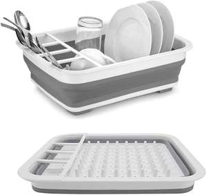 Estante de Almacenamiento Portátil Sunshine para Cocina, Cesta Escurridora Plegable para Secar y Organizar Platos en Autocaravanas y Encimeras - Product Image 1