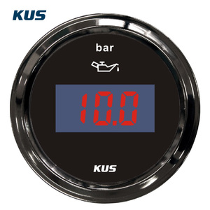 Manômetro <span class=keywords><strong>Digital</strong></span> de Pressão de Óleo KUS Sea Q Series <span class=keywords><strong>52mm</strong></span> para Geradores - Product Image 1